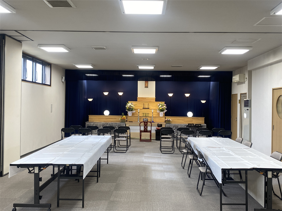 安穏会館の室内